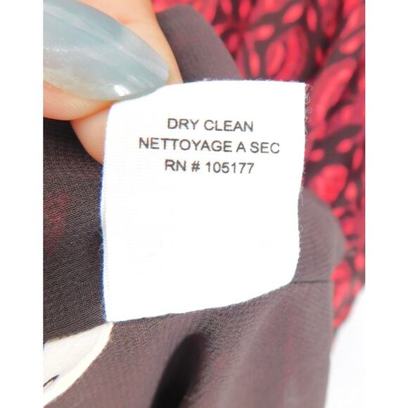 Ulla Johnson Fuchsia Ruffled‎ 100% Silk Anika Cap Sleeve Midi Dress Size 2 - Picture 7 of 8